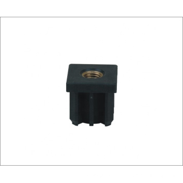 Plastic threaded tube end tube inserts for machine